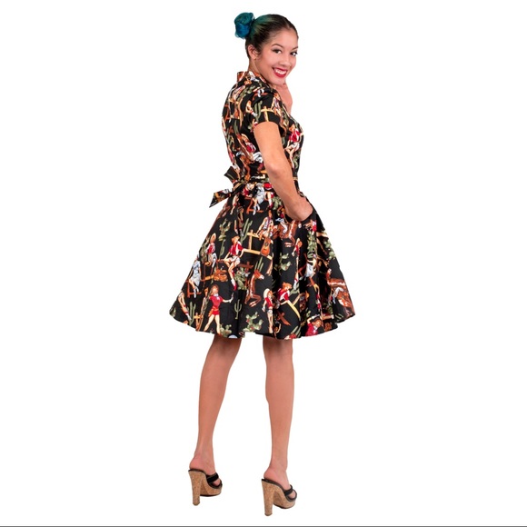 The Perfect Dress! Cowgirl Print - I designed this myself! - Picture 1 of 7